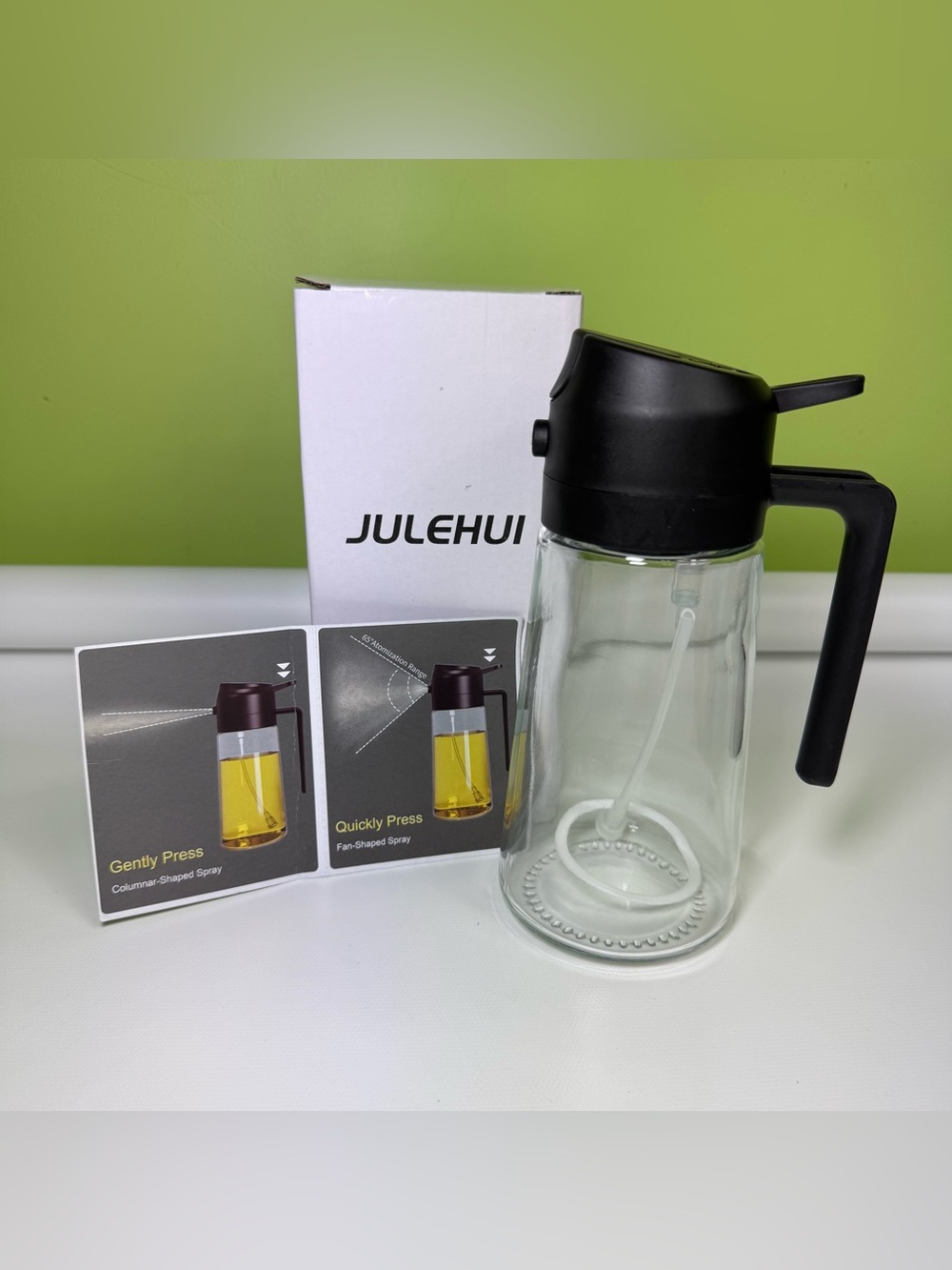 Julehui 2-in-1 kitchen dispenser glass NWT